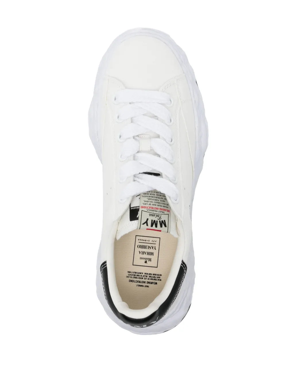 Maison MIHARA YASUHIRO tenis Charles - blanco