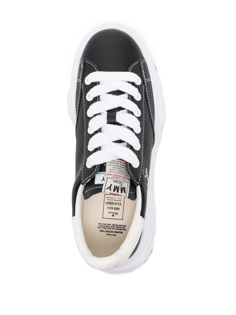 Maison MIHARA YASUHIRO tenis Charles - negro