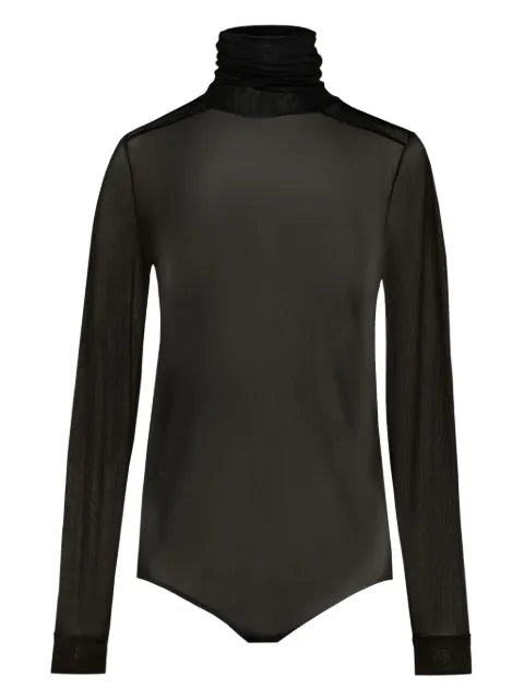 Maison Margiela body transparente con detalle de cuatro costuras - imagen 2