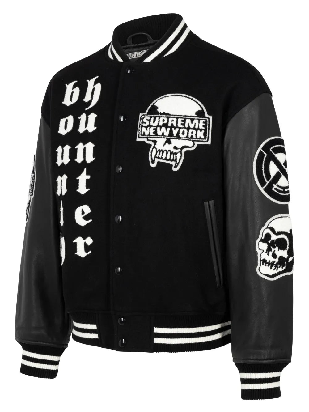 Supreme chamarra universitaria Bounty Hunter "Black" - Negro - imagen 3
