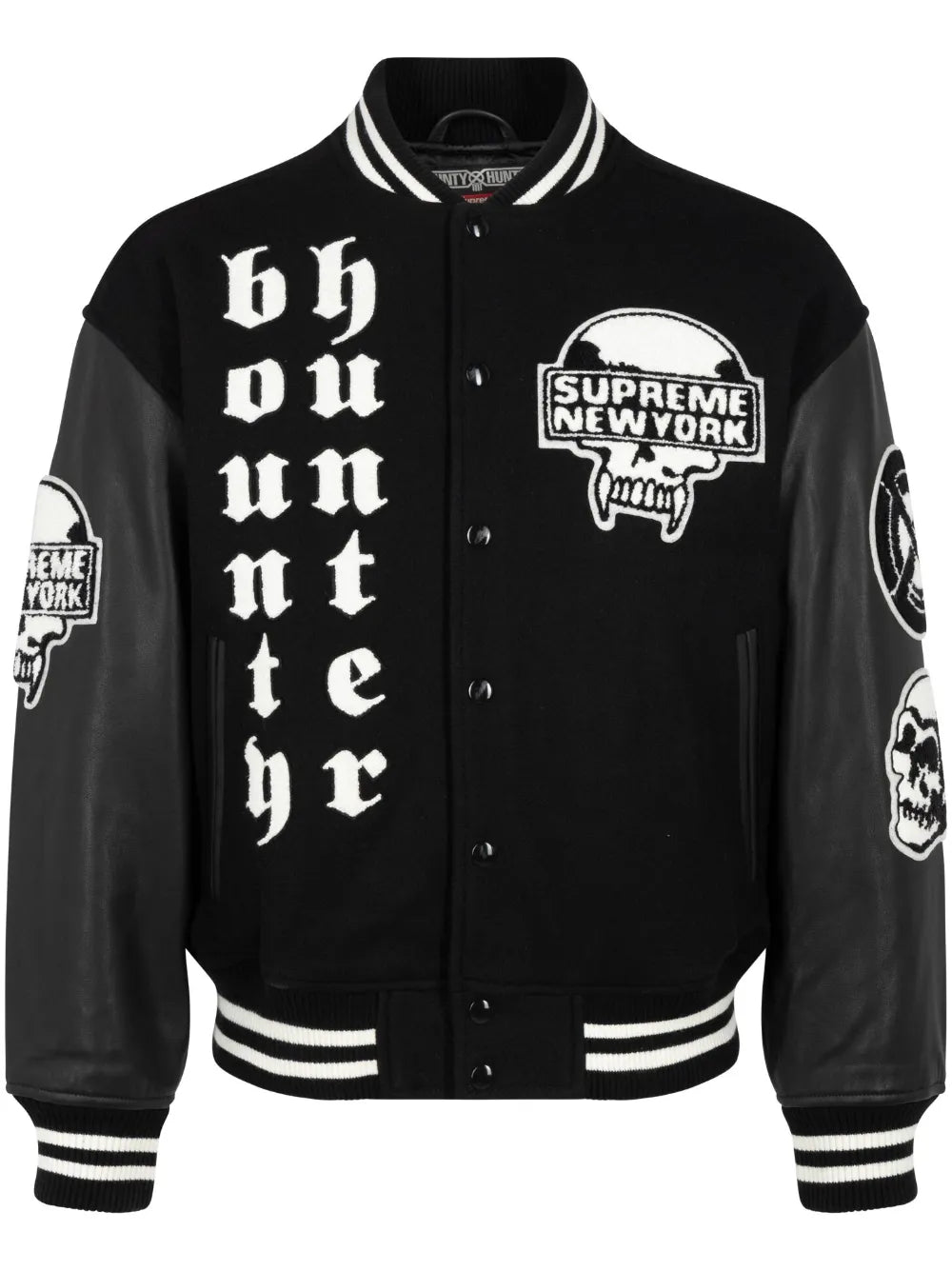 Supreme chamarra universitaria Bounty Hunter "Black" - Negro - imagen 1
