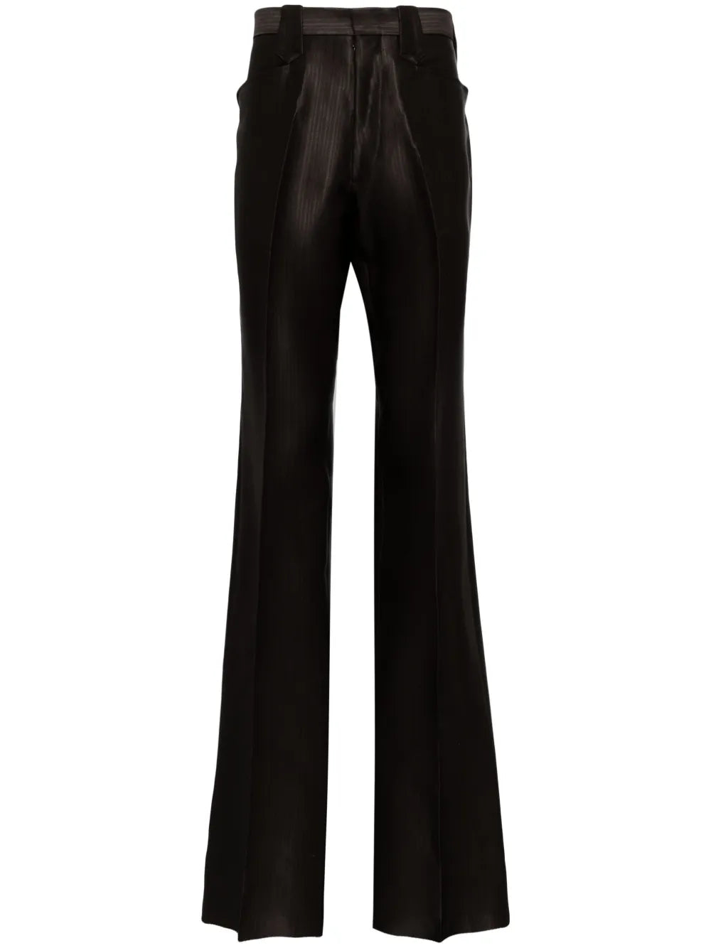Maison Margiela pantalones rectos con motivo de espiga - Marrón - imagen 1