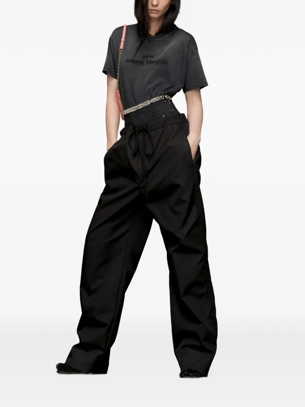 Maison Margiela playera con motivo Reverse - Negro - imagen 2