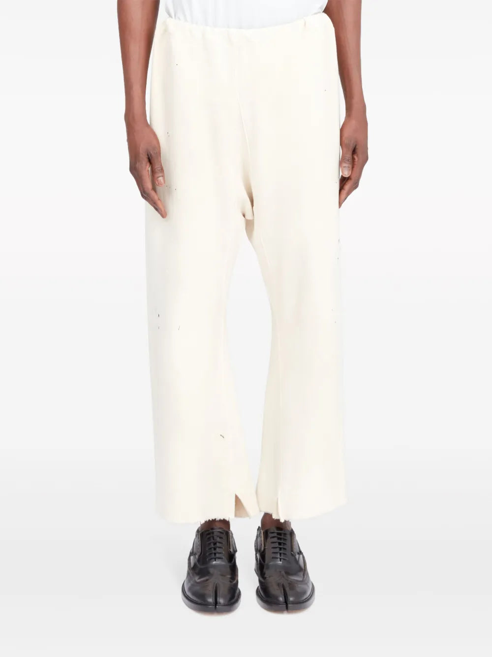 Maison Margiela pants con dobladillo sin rematar - Blanco - imagen 2