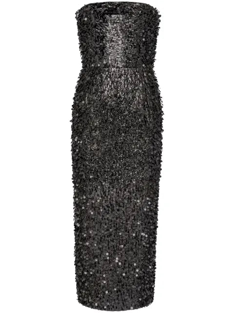 Maison Margiela vestido midi con lentejuelas - imagen 1