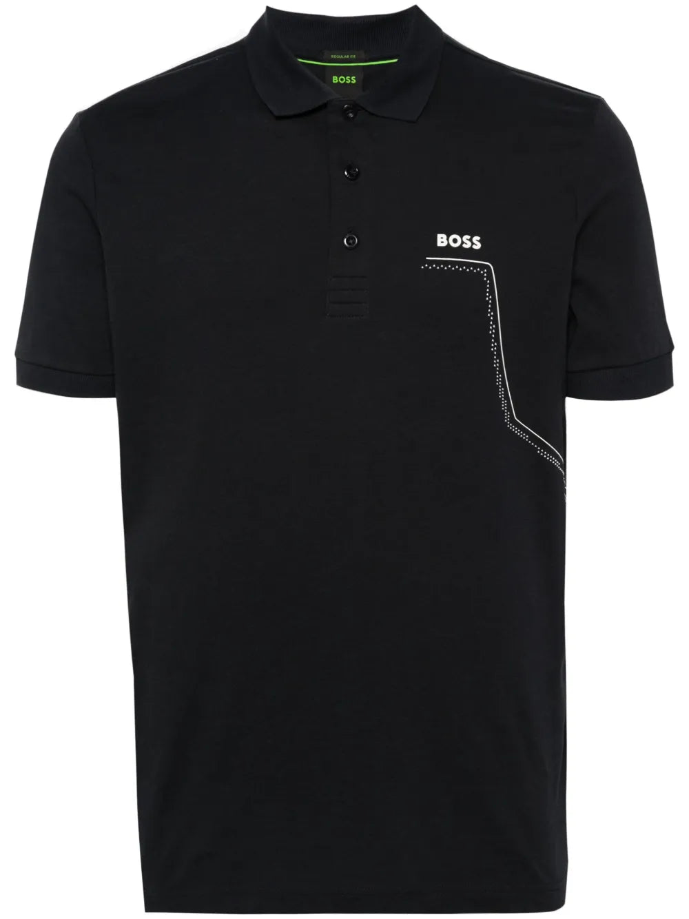 BOSS playera tipo polo con aplique del logo