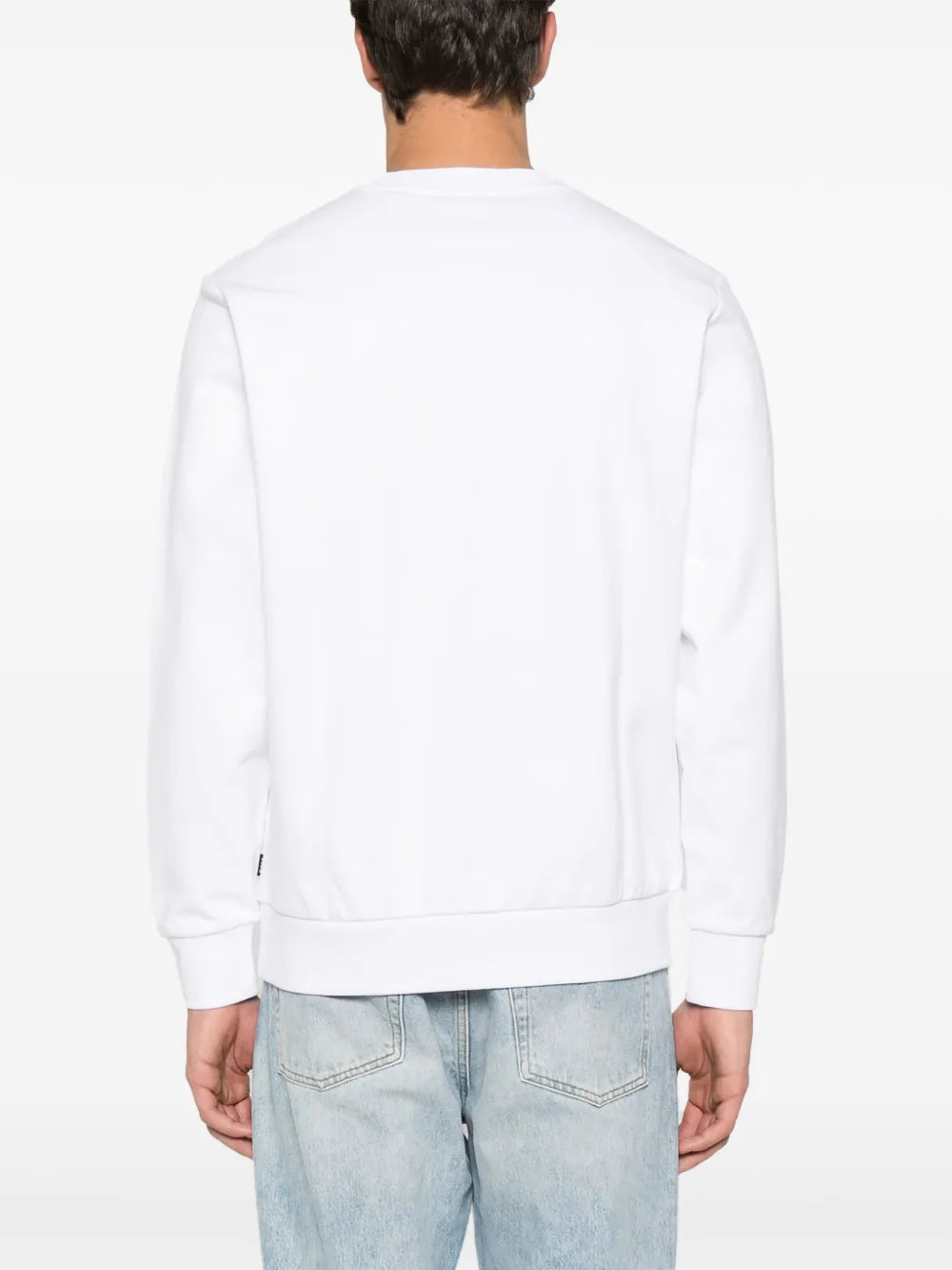 BOSS sudadera con logo estampado