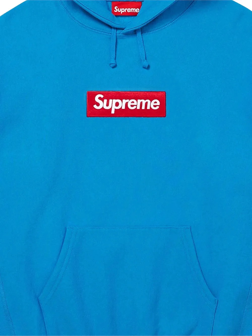 Supreme hoodie con parche del logo - Azul - imagen 2