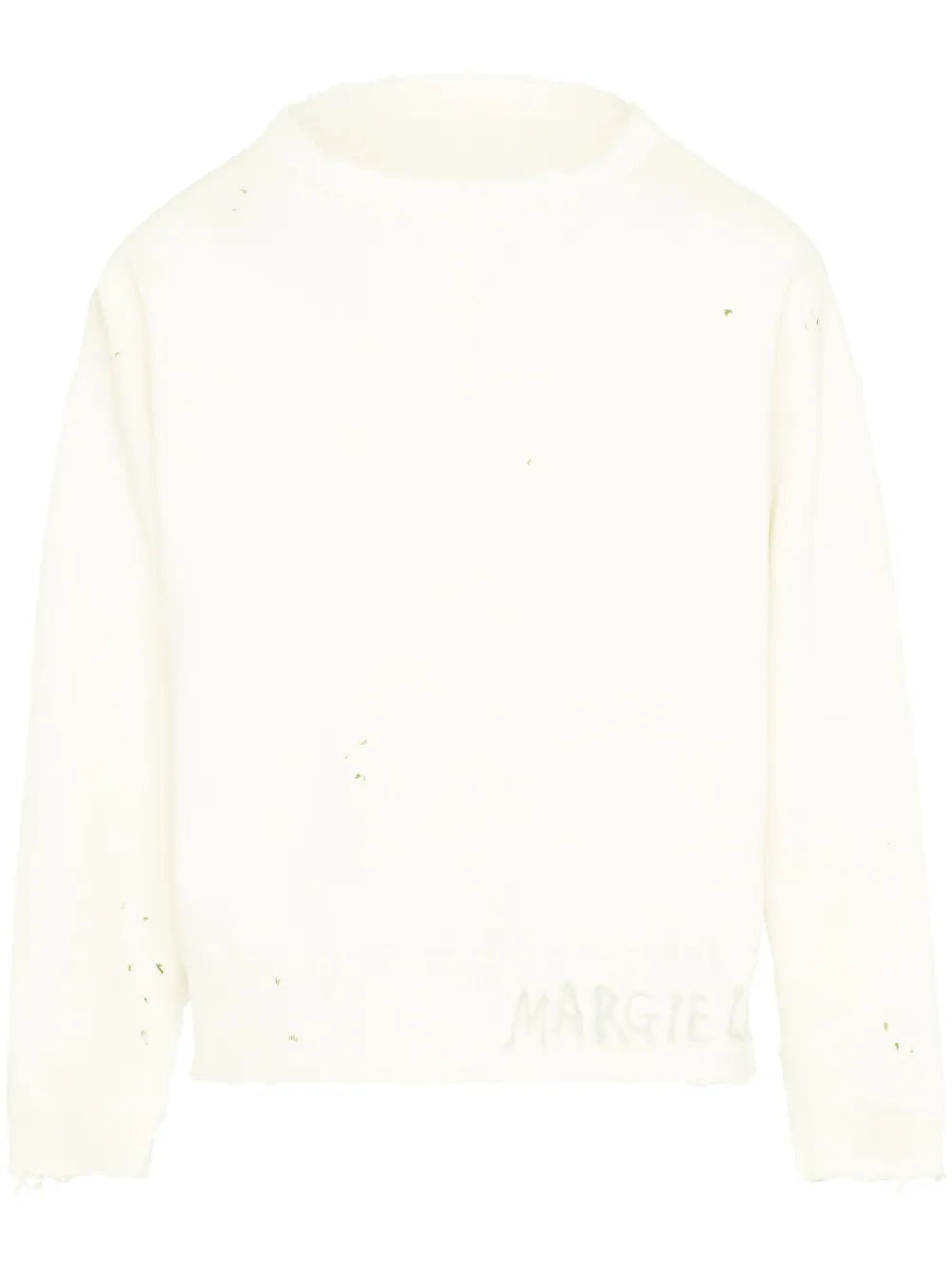 Maison Margiela sudadera Handwritten - Blanco - imagen 1