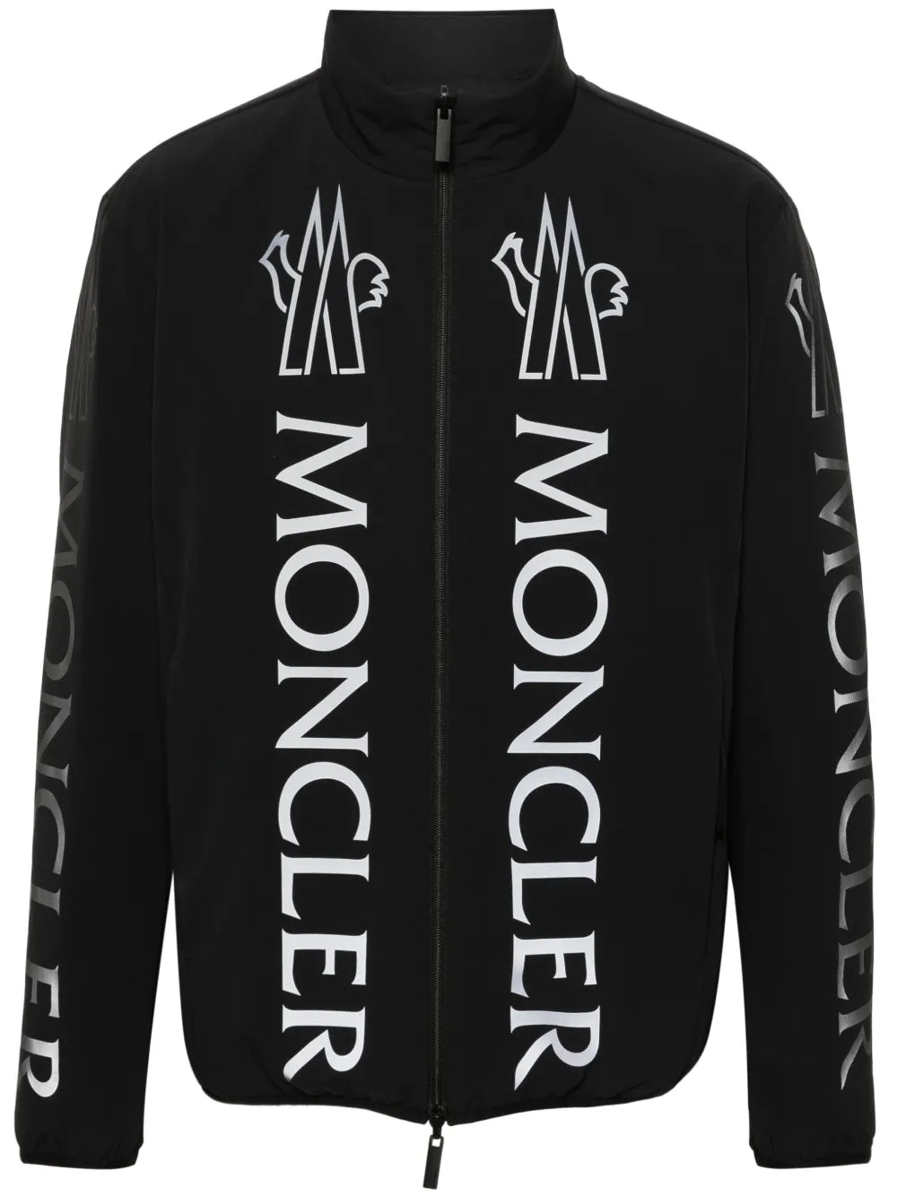 Moncler chamarra capitonada Ponset con logo estampado
