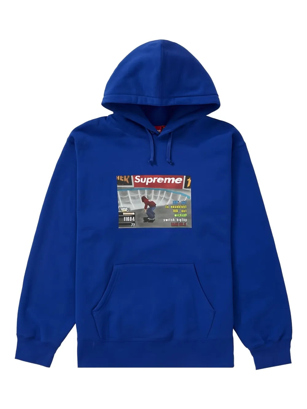 Supreme hoodie con estampado gráfico en colaboración con Thrasher - Azul - imagen 1