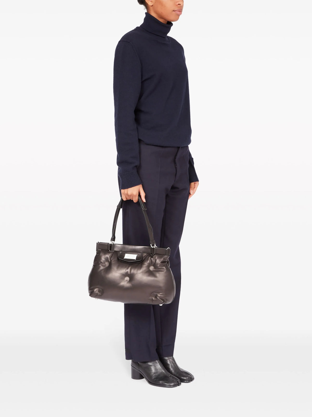 Maison Margiela tote Glam Slam mediana - Negro - imagen 2