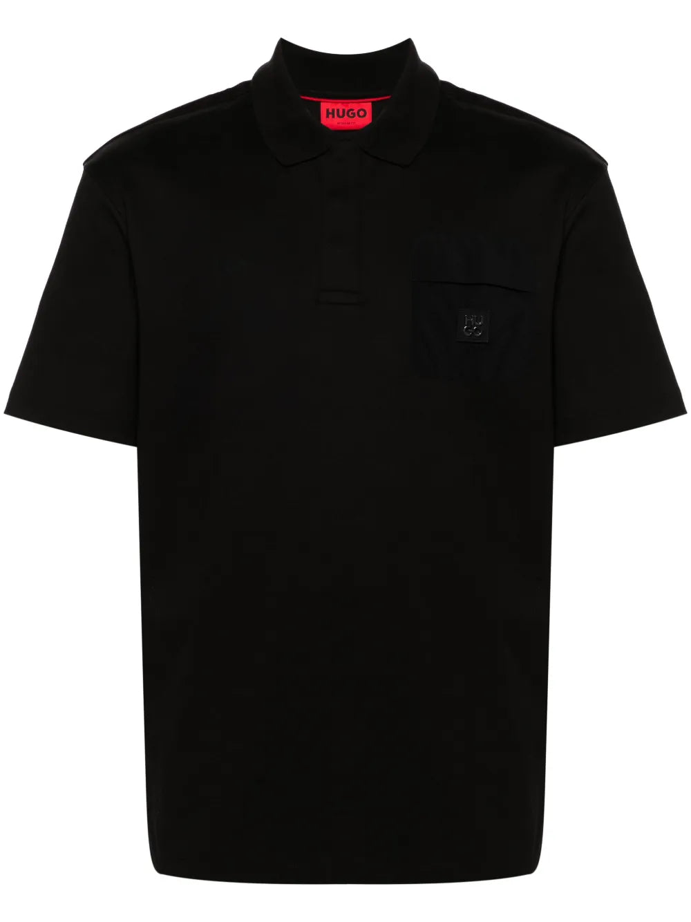 HUGO playera tipo polo con aplique del logo