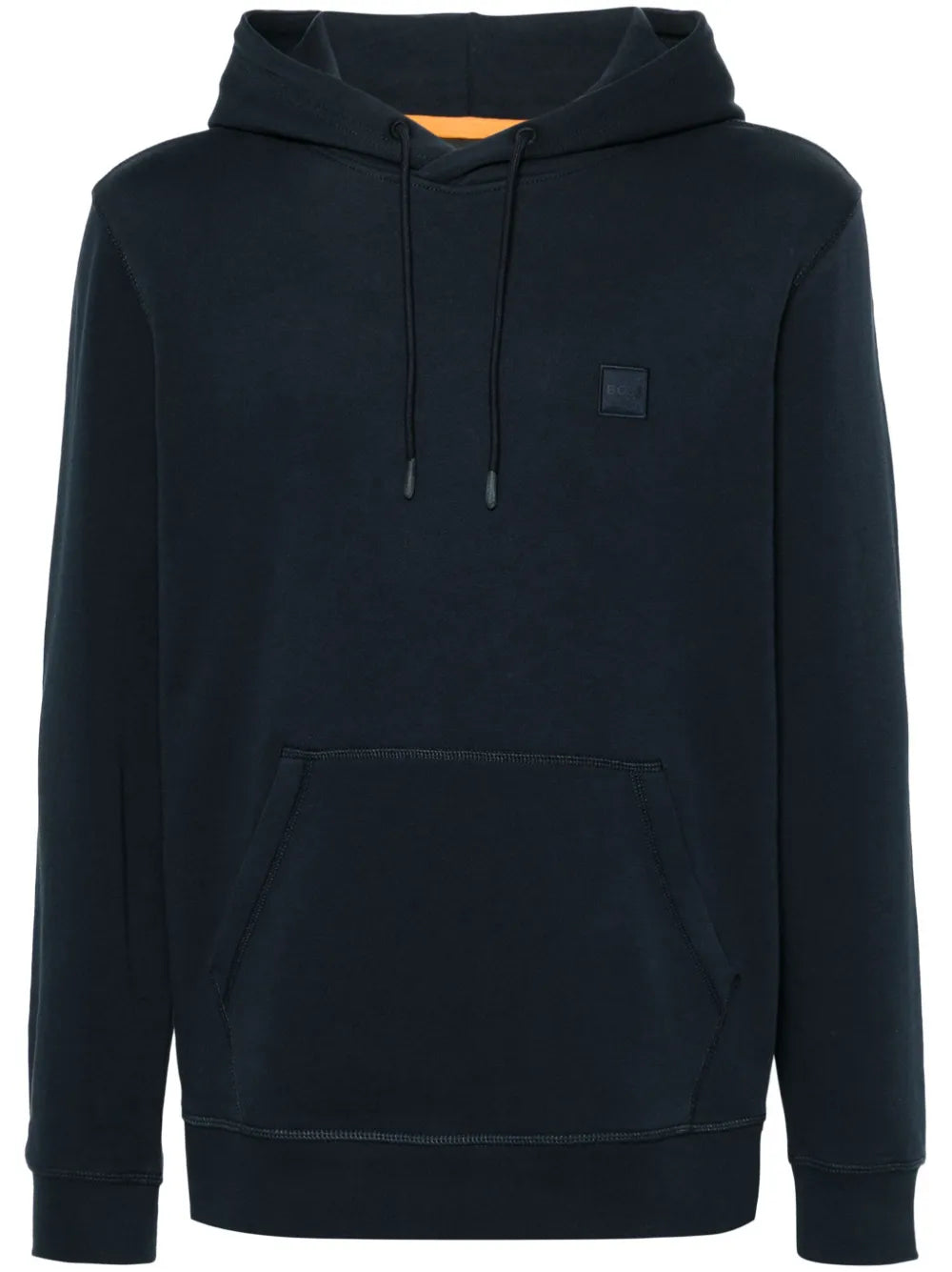 BOSS hoodie con parche del logo