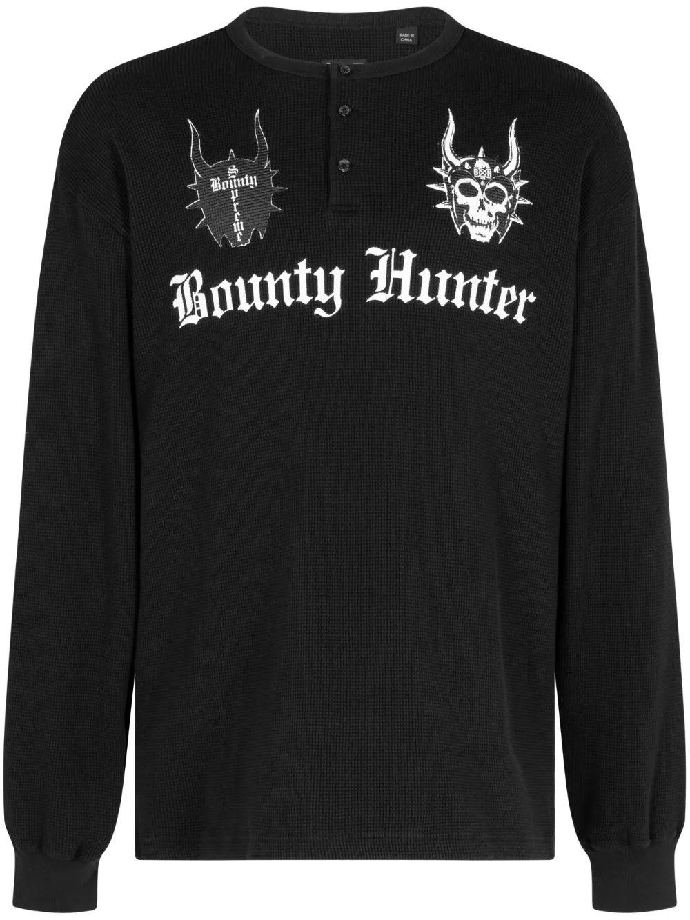 Supreme playera Thermal Henley de SUPREME x Bounty Hunter - Negro - imagen 1