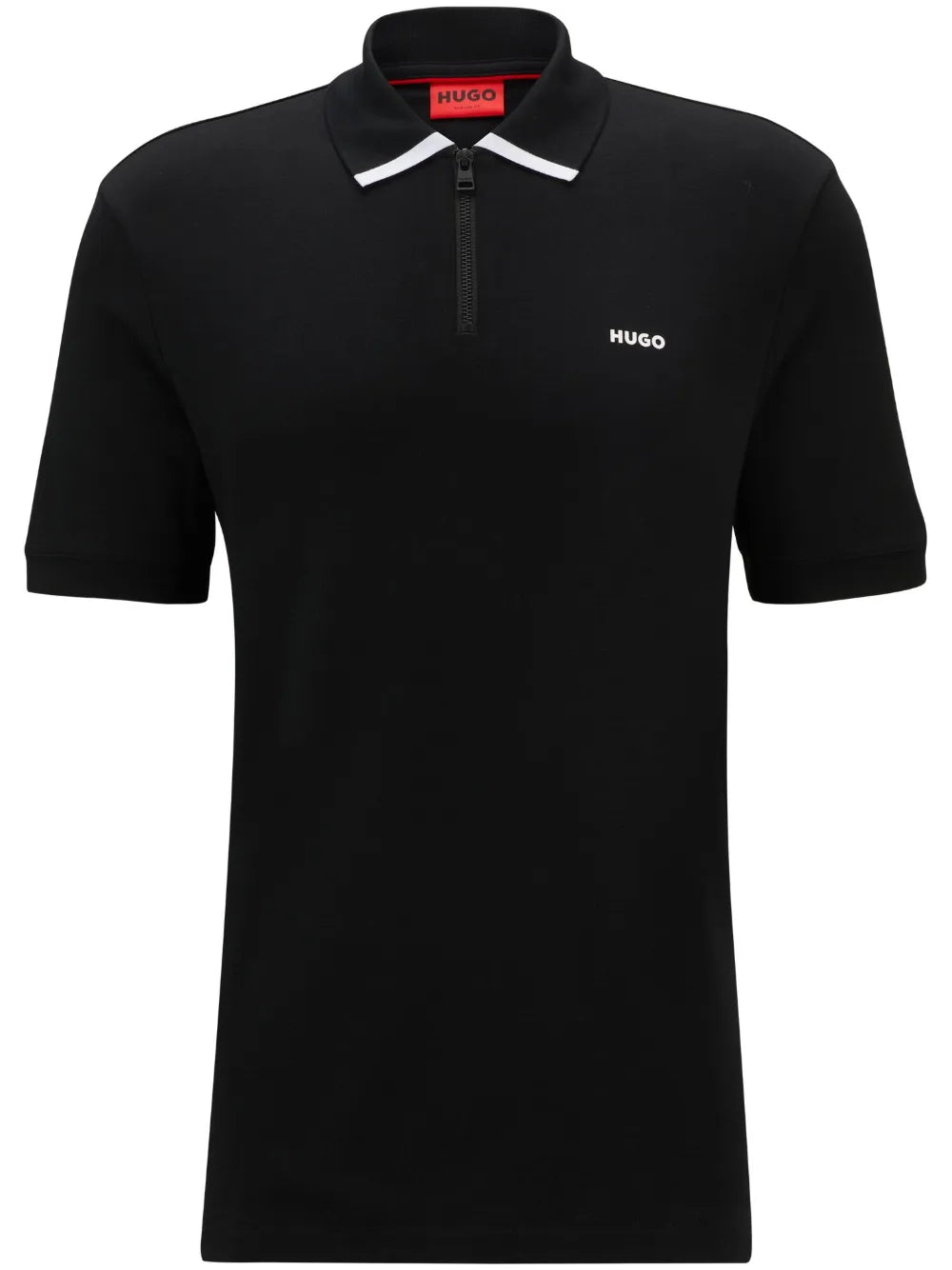 HUGO playera tipo polo con logo estampado