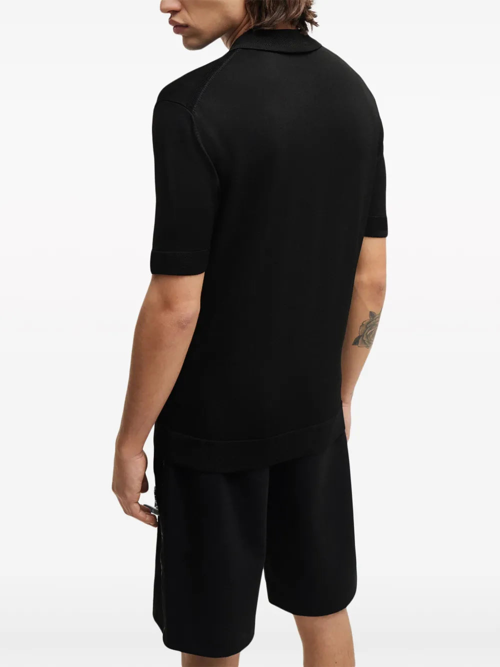 HUGO playera tipo polo con aplique del logo