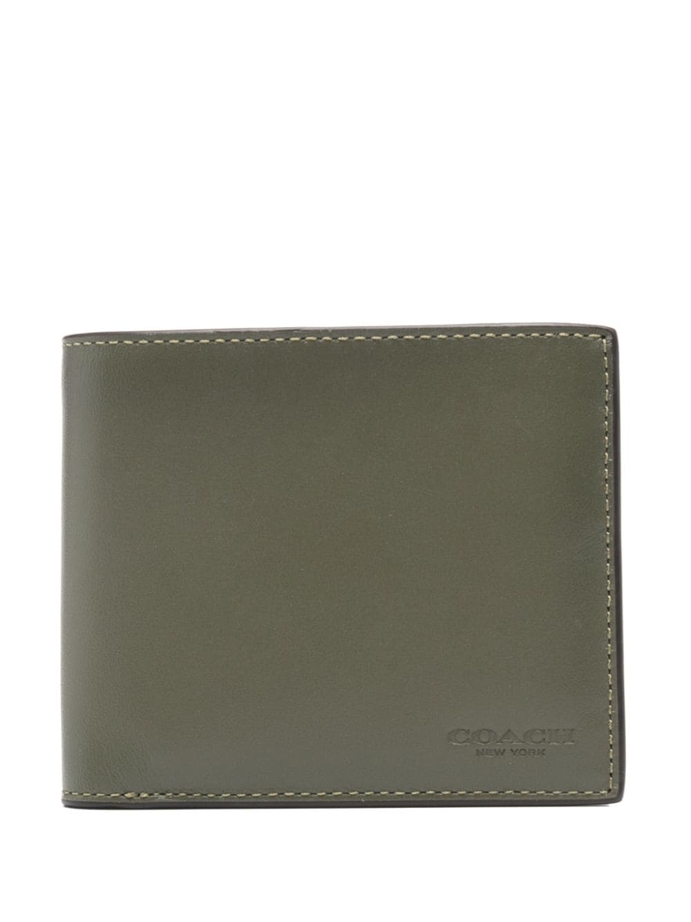 Coach cartera con logo en relieve