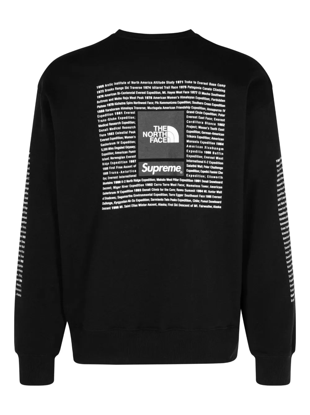 Supreme sudadera de Supreme x The North Face - Negro - imagen 2