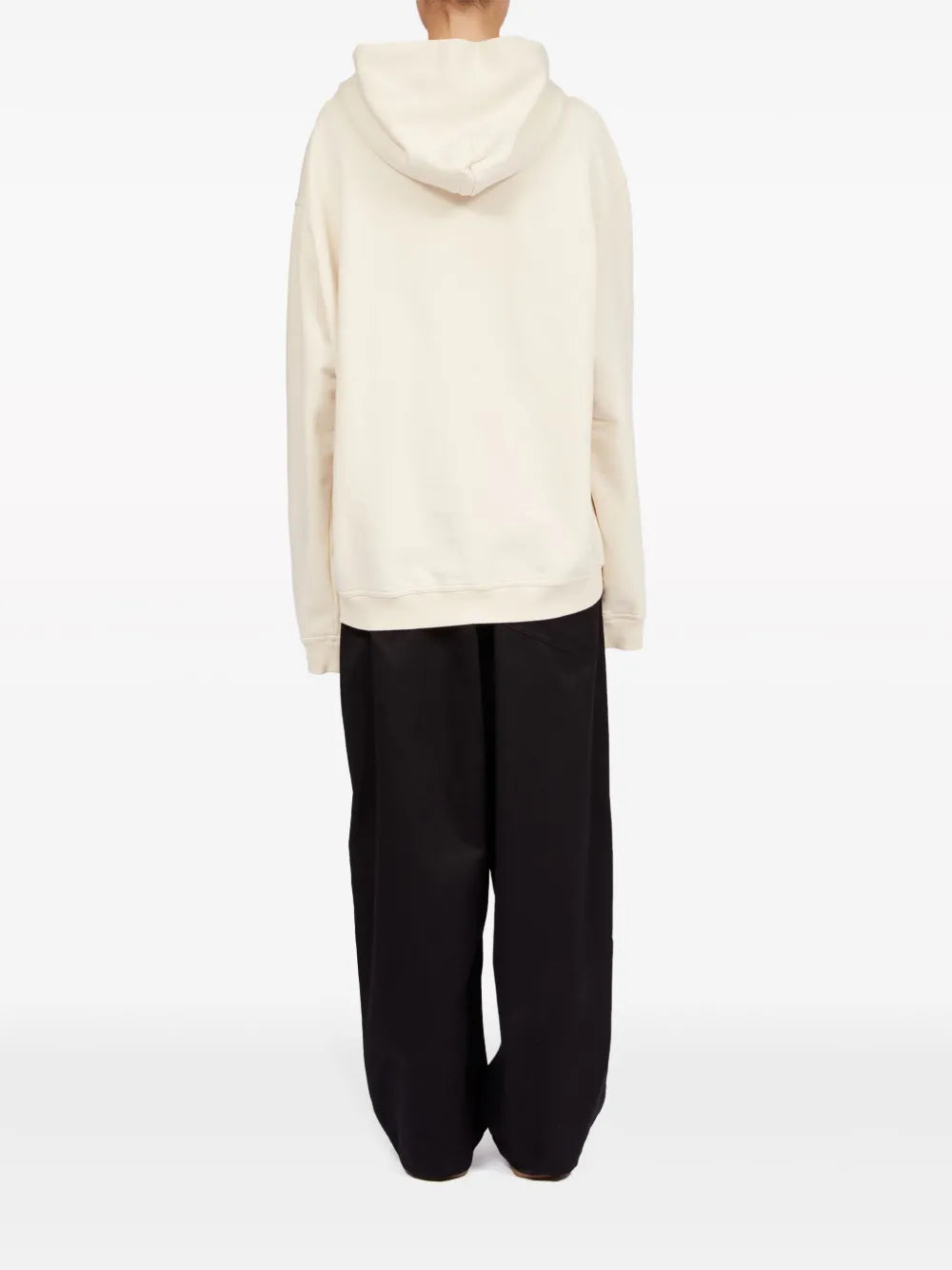 Maison Margiela hoodie con logo bordado - Neutro - imagen 4
