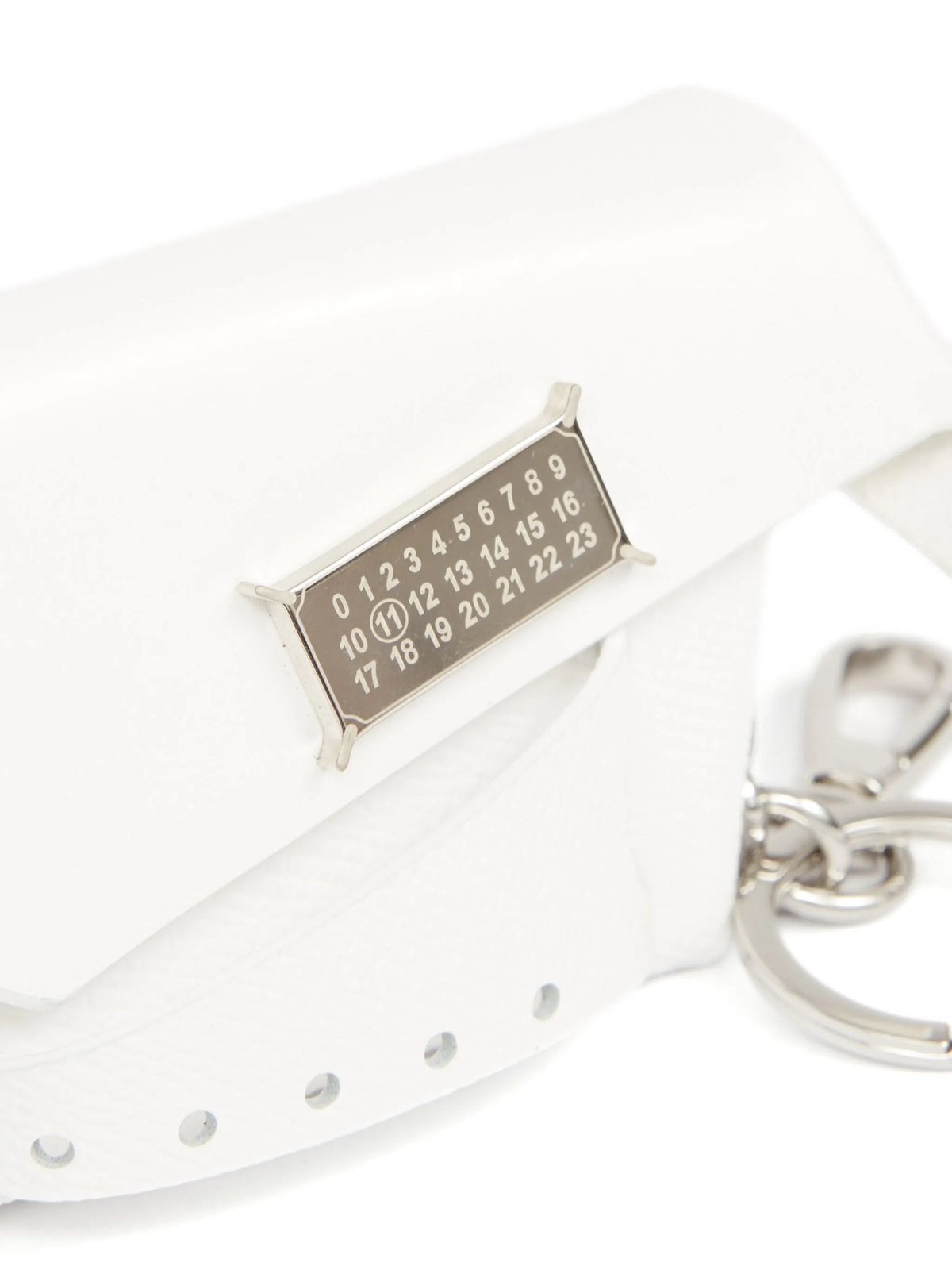 Maison Margiela bolsa crossbody Snatched Classique - Blanco - imagen 4