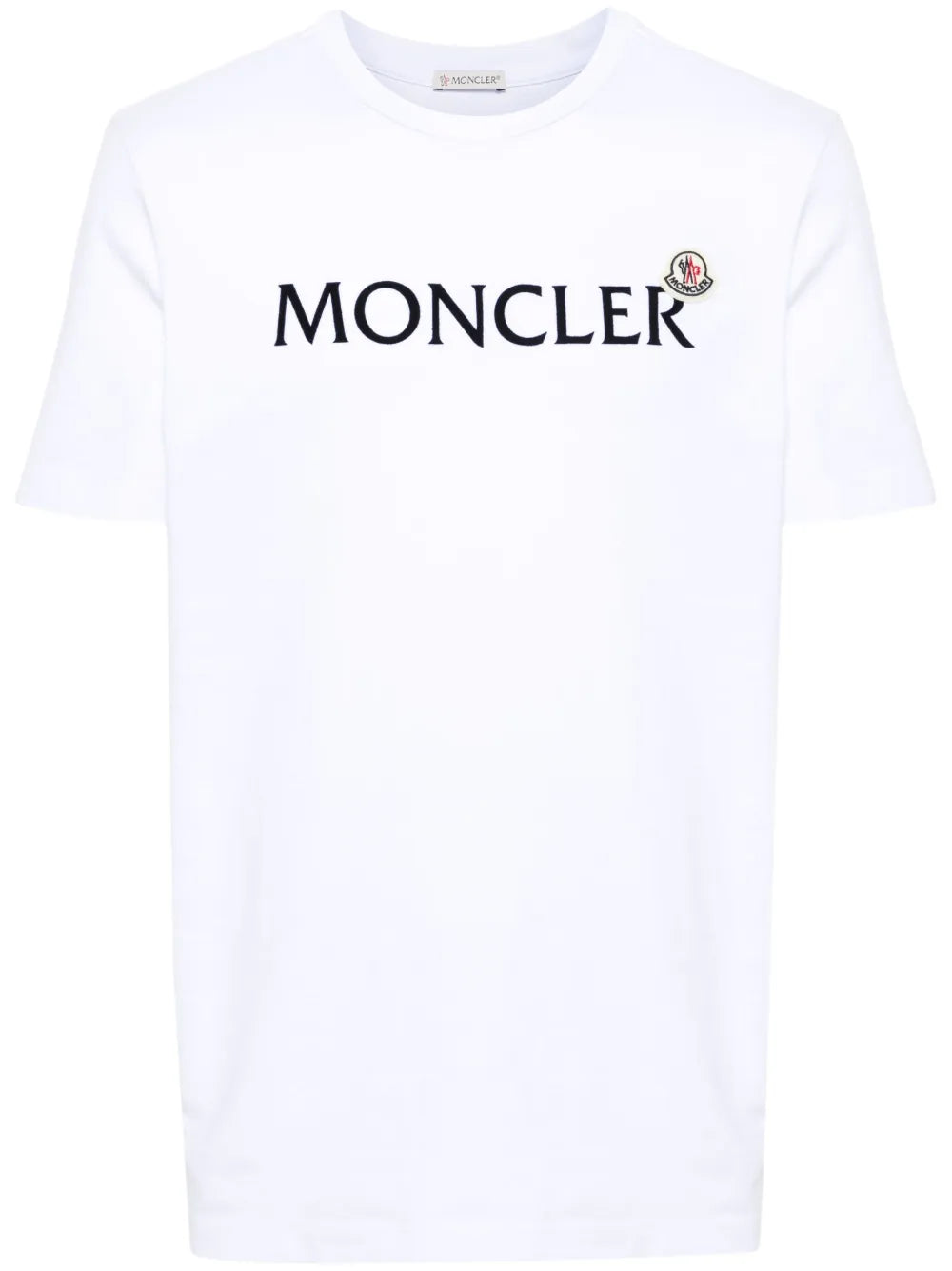 Moncler playera con logo afelpado