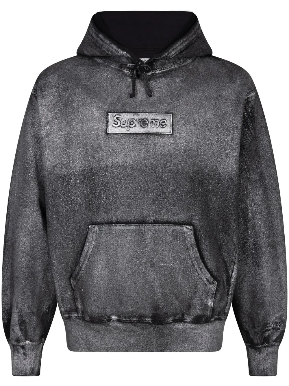 Supreme hoodie con logo box de SUPREME x MM6 Maison Margiela - Negro - imagen 1