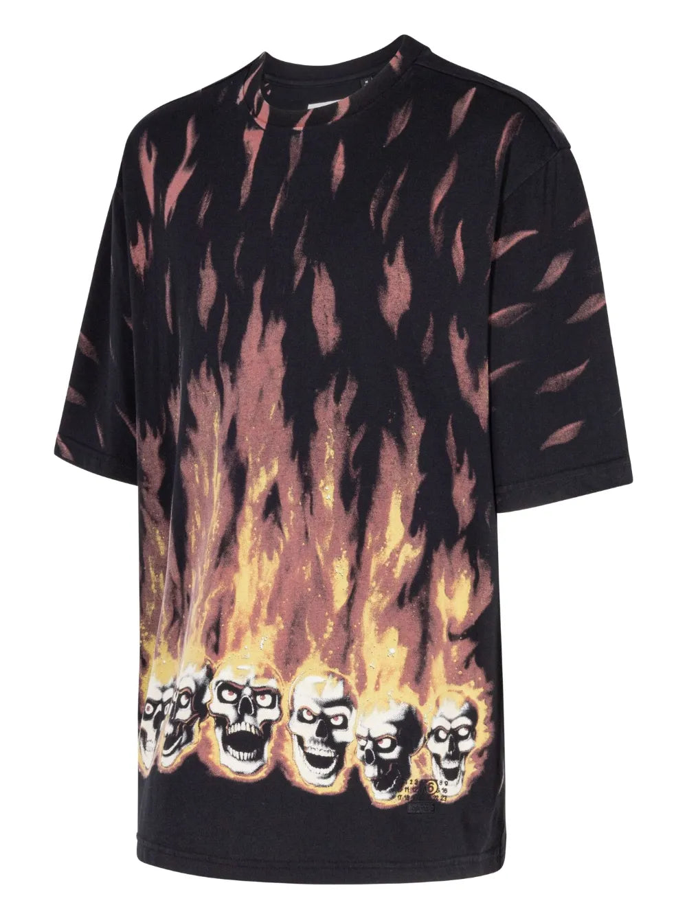 Supreme playera con llamas estampadas de SUPREME x MM6 Maison Margiela - Negro - imagen 2