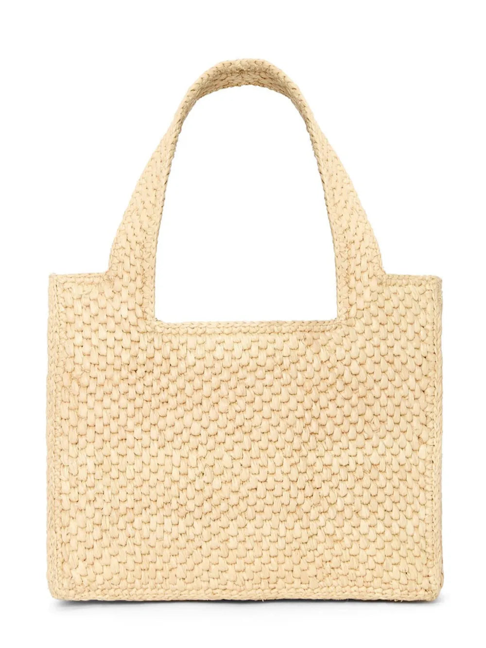 LOEWE Mini LOEWE Font Tote in raffia