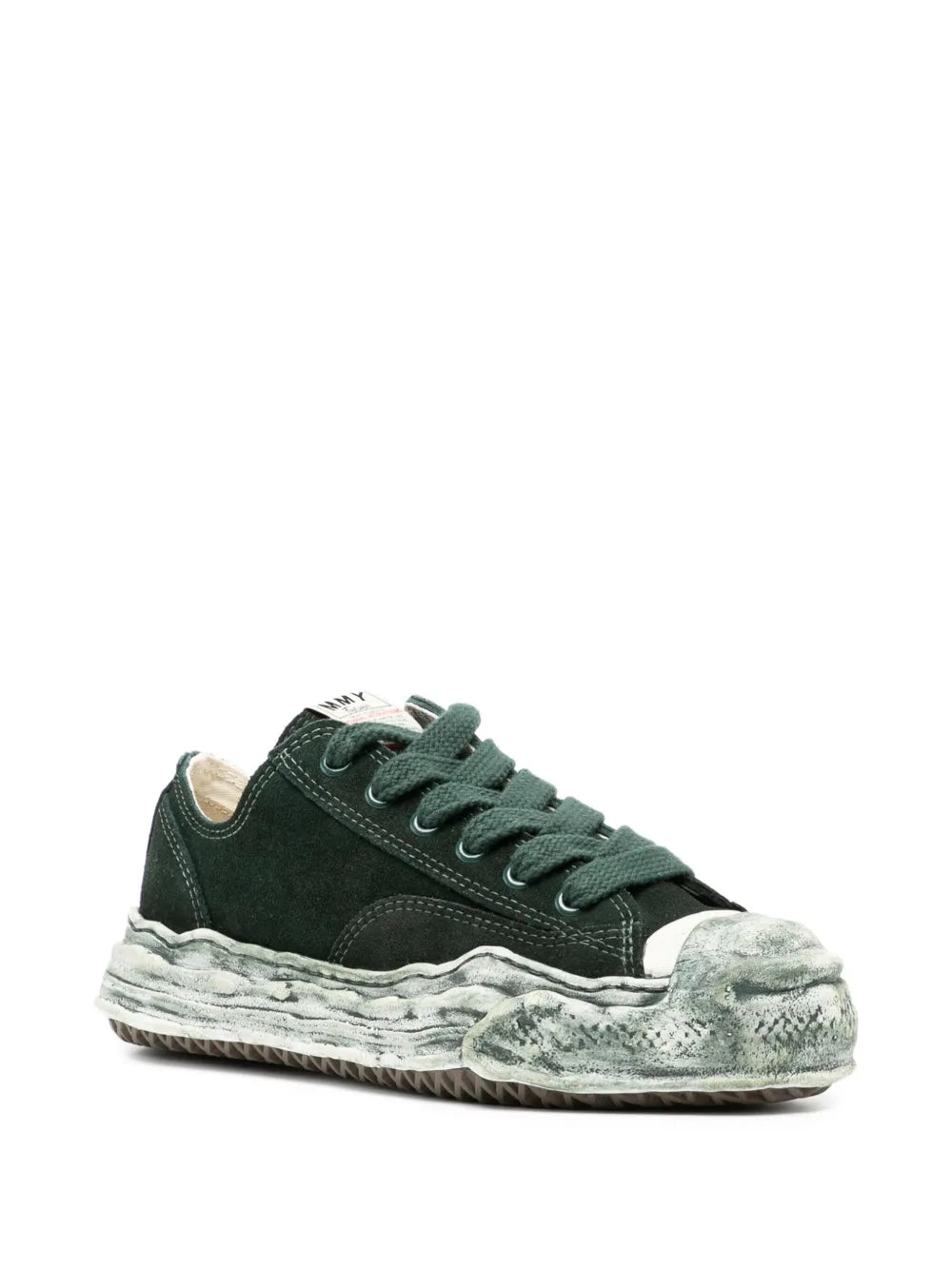 Maison MIHARA YASUHIRO tenis bajos Hank - verde