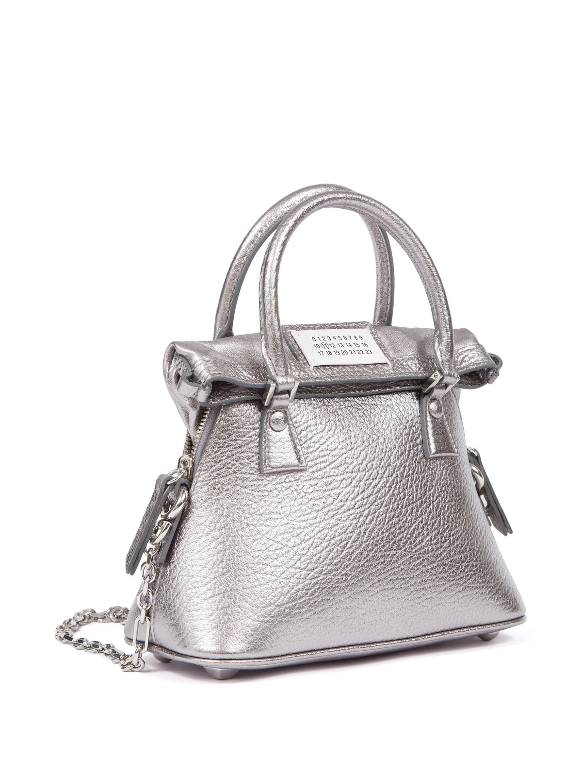 Maison Margiela tote 5AC Classique micro - Plateado - imagen 4