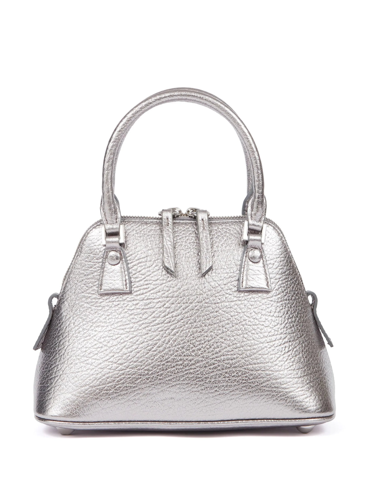 Maison Margiela tote 5AC Classique micro - Plateado - imagen 2