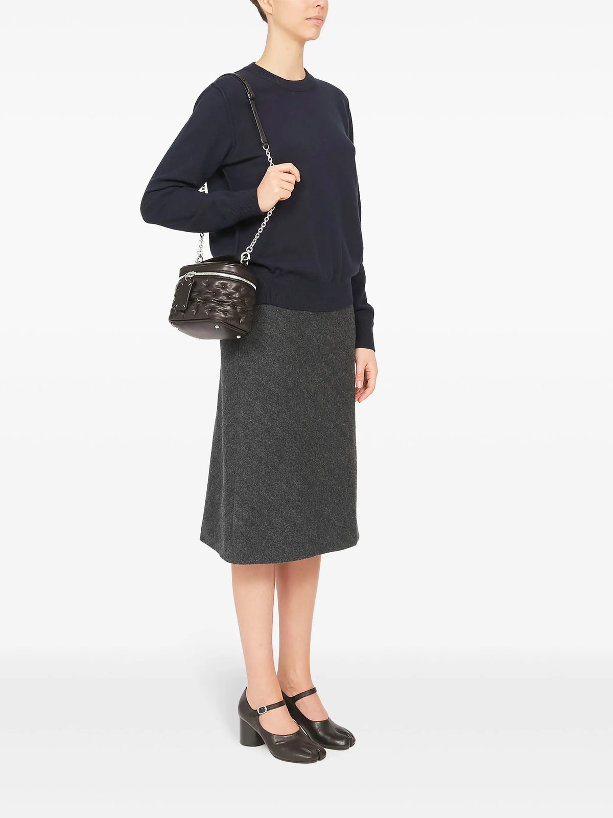 Maison Margiela tote Glam Slam - Negro - imagen 2