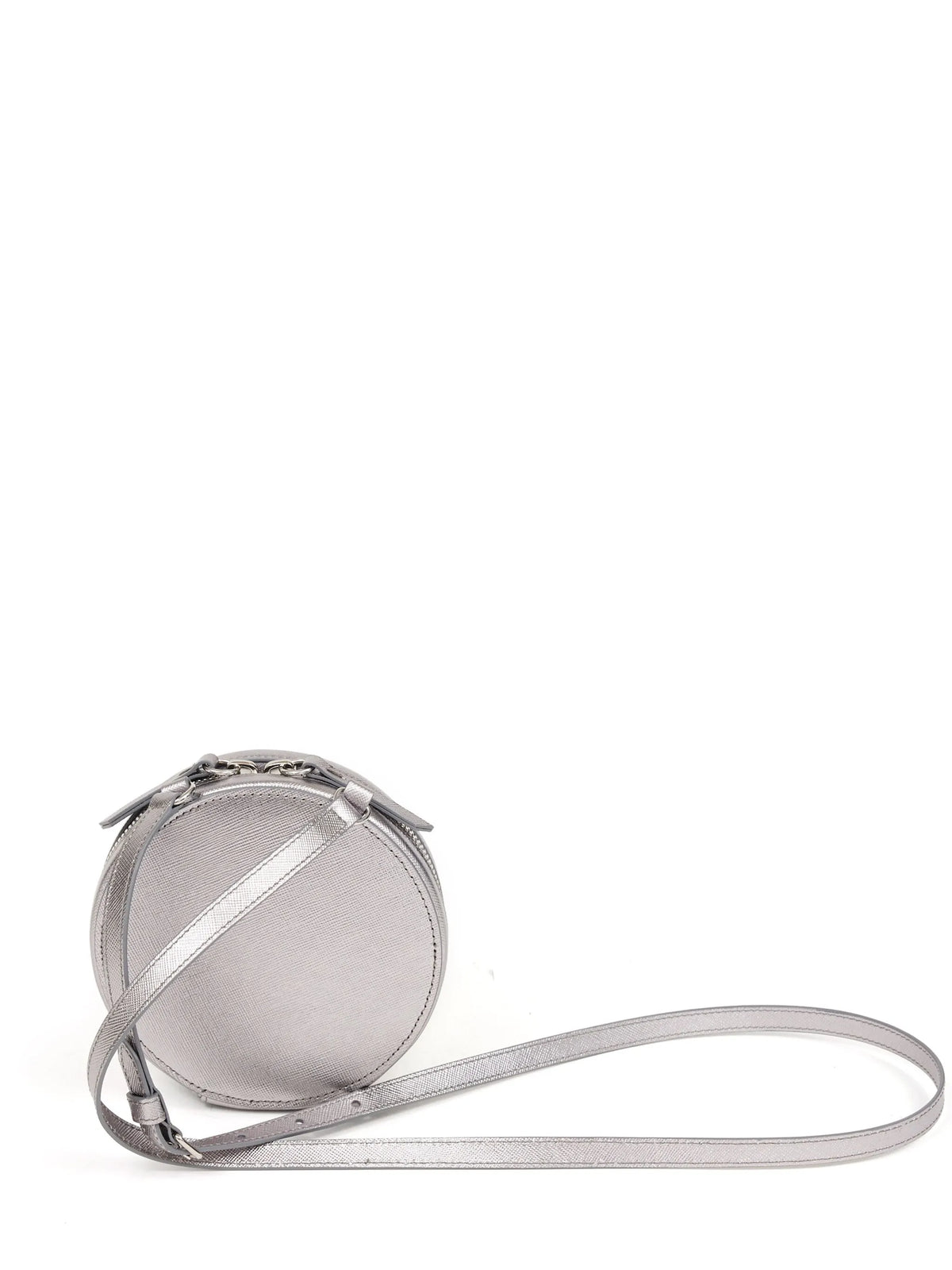Maison Margiela bolsa circular mini - Plateado - imagen 1