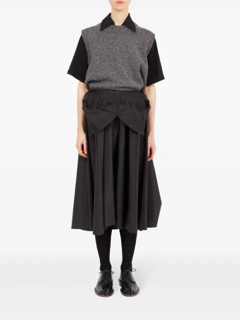 Maison Margiela falda midi a capas - imagen 2