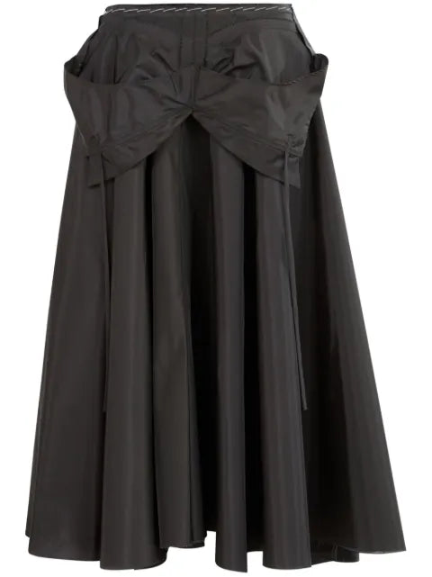 Maison Margiela falda midi a capas - imagen 1