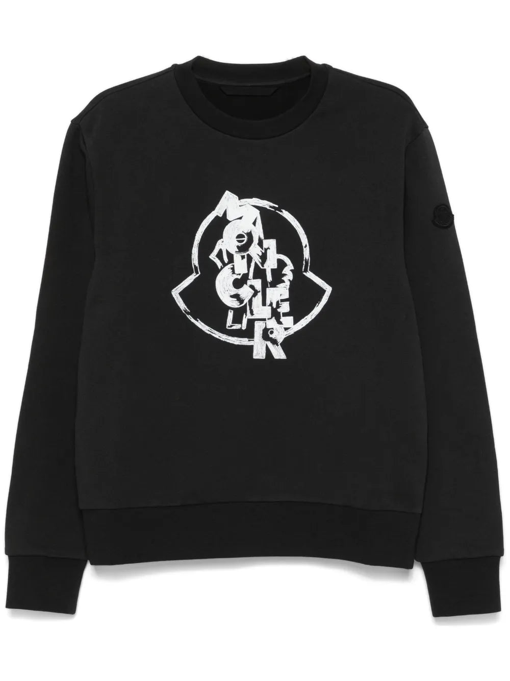 Moncler sudadera con logo estampado