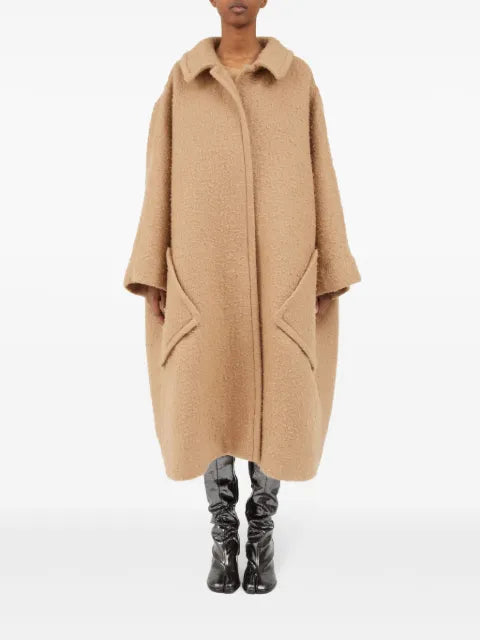 Maison Margiela abrigo oversize de bouclé - imagen 2