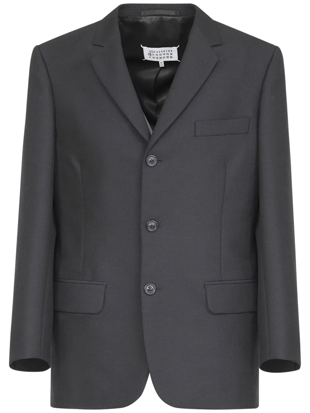 Maison Margiela blazer con botones - Negro - imagen 1