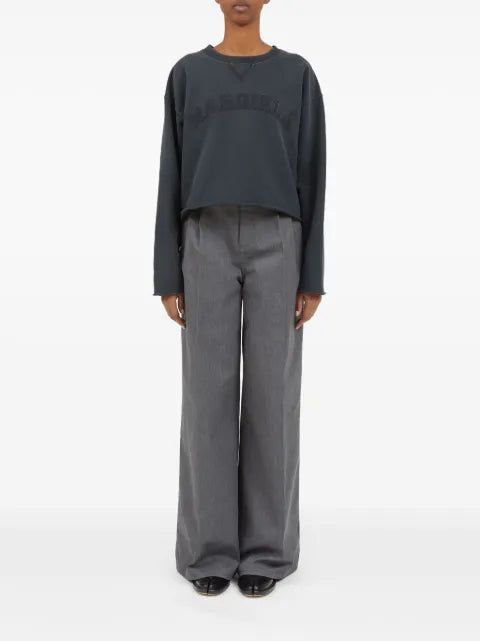 Maison Margiela sudadera con aplique del logo - imagen 2