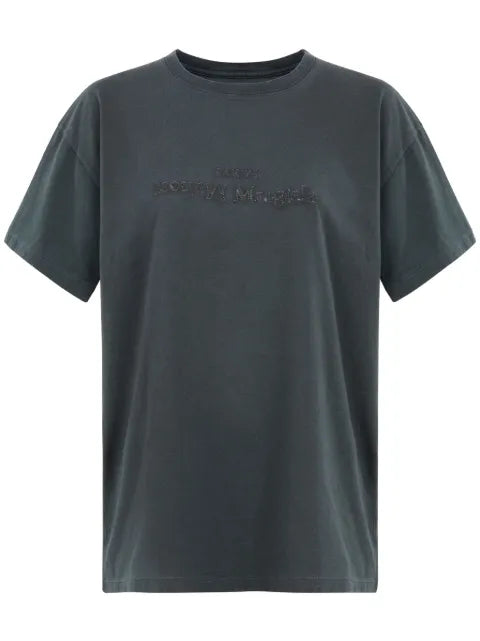 Maison Margiela playera con logo bordado - imagen 1