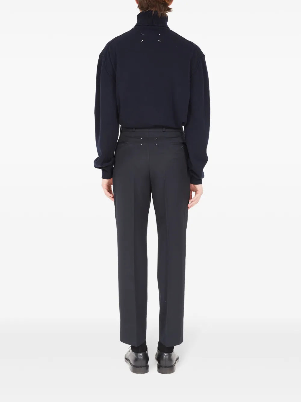 Maison Margiela pantalones capri - Azul - imagen 4