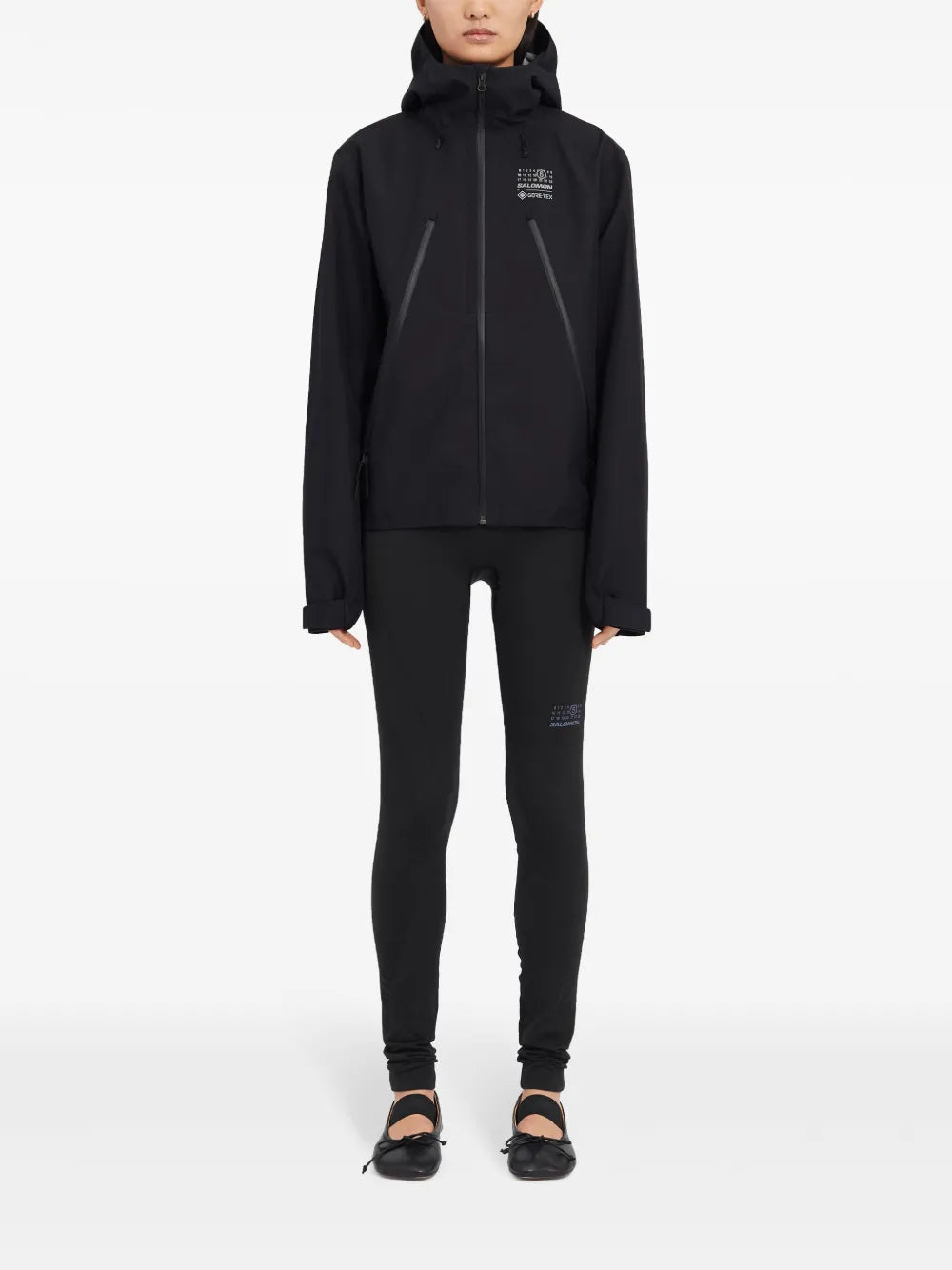 MM6 Maison Margiela X Salomon chamarra rompevientos con capucha GORE-TEX de MM6 Maison Margiela x Salomon - Negro - imagen 2