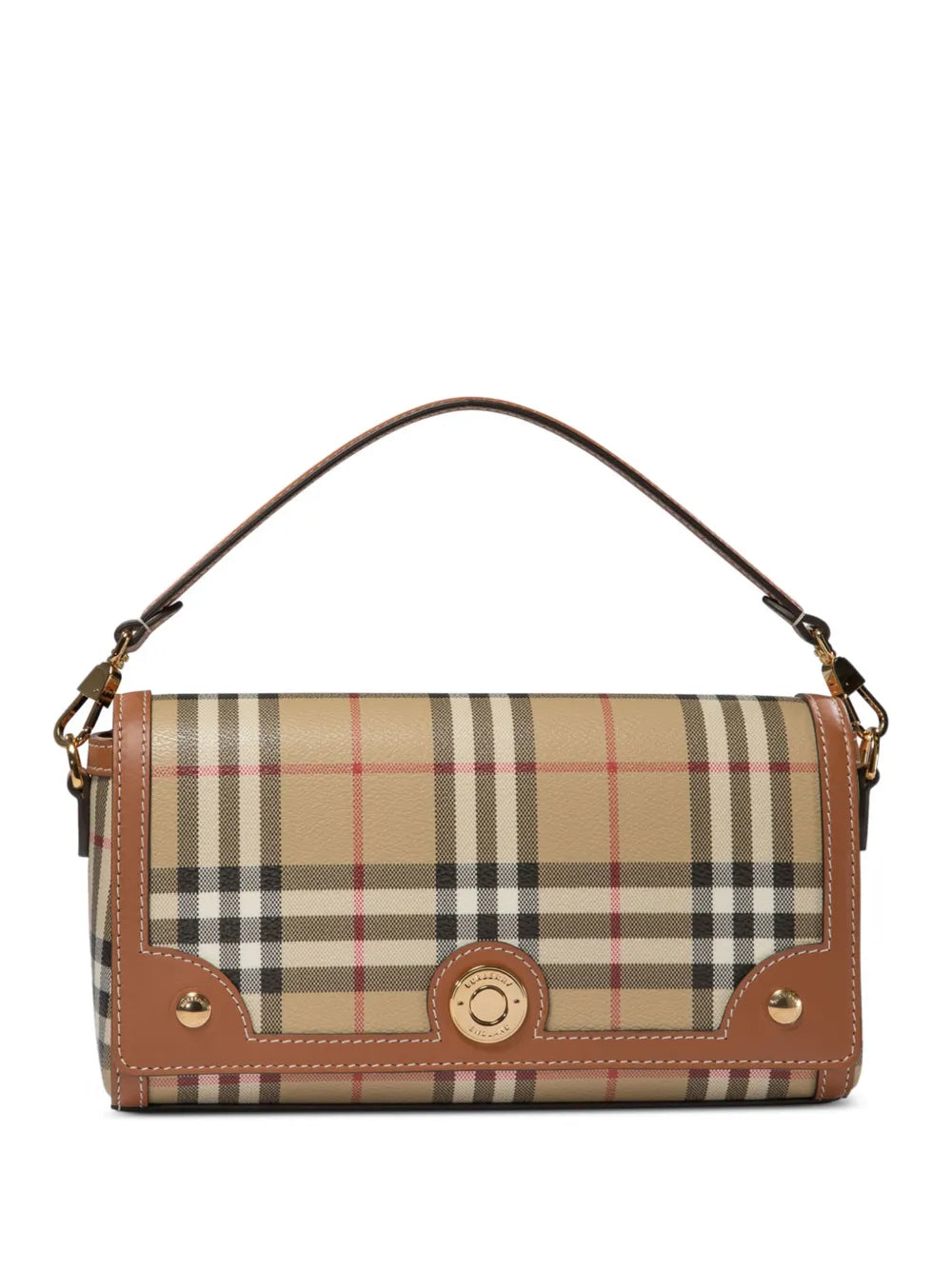Burberry bolsa de hombro con placa del logo TB