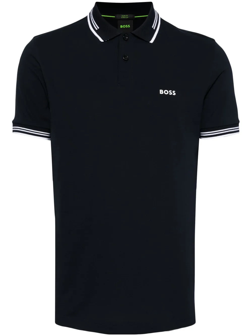 BOSS playera tipo polo con logo estampado