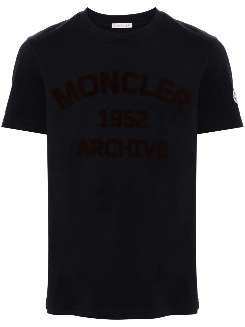 Moncler playera con logo afelpado