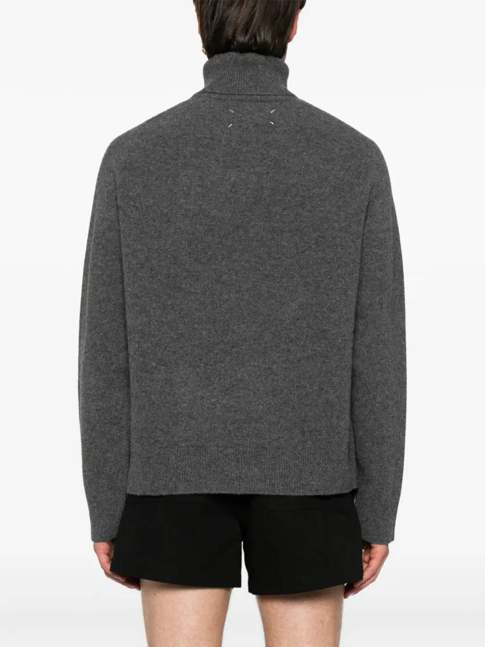 Maison Margiela suéter con cuello vuelto - Gris - imagen 4