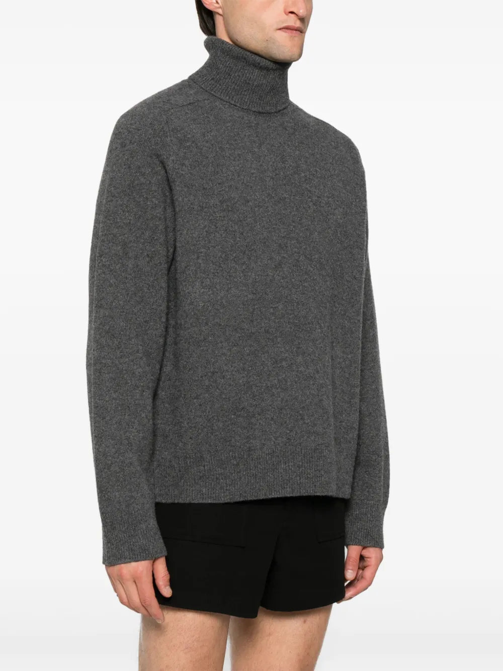 Maison Margiela suéter con cuello vuelto - Gris - imagen 3