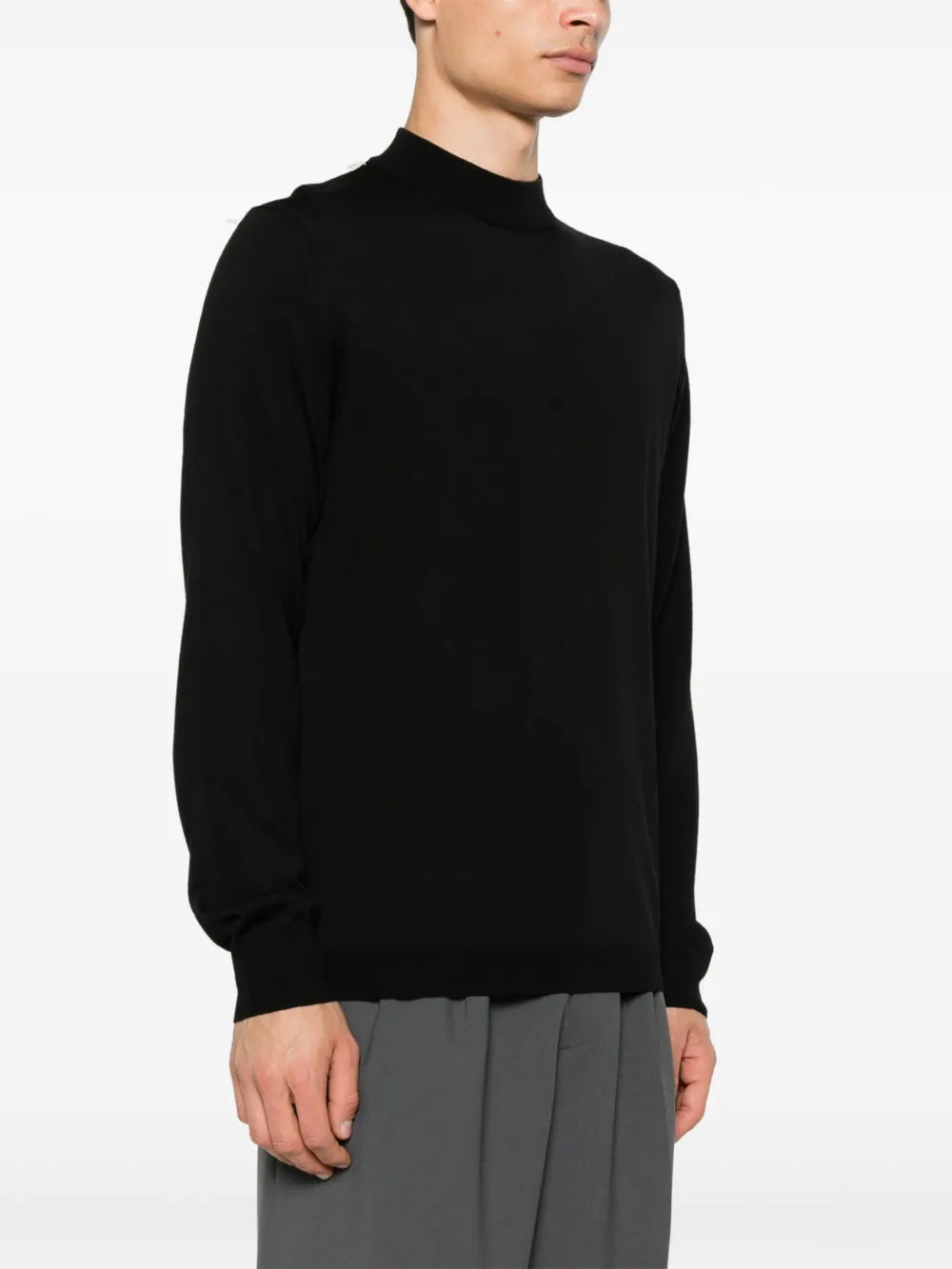 Maison Margiela suéter de lana merino - Negro - imagen 3