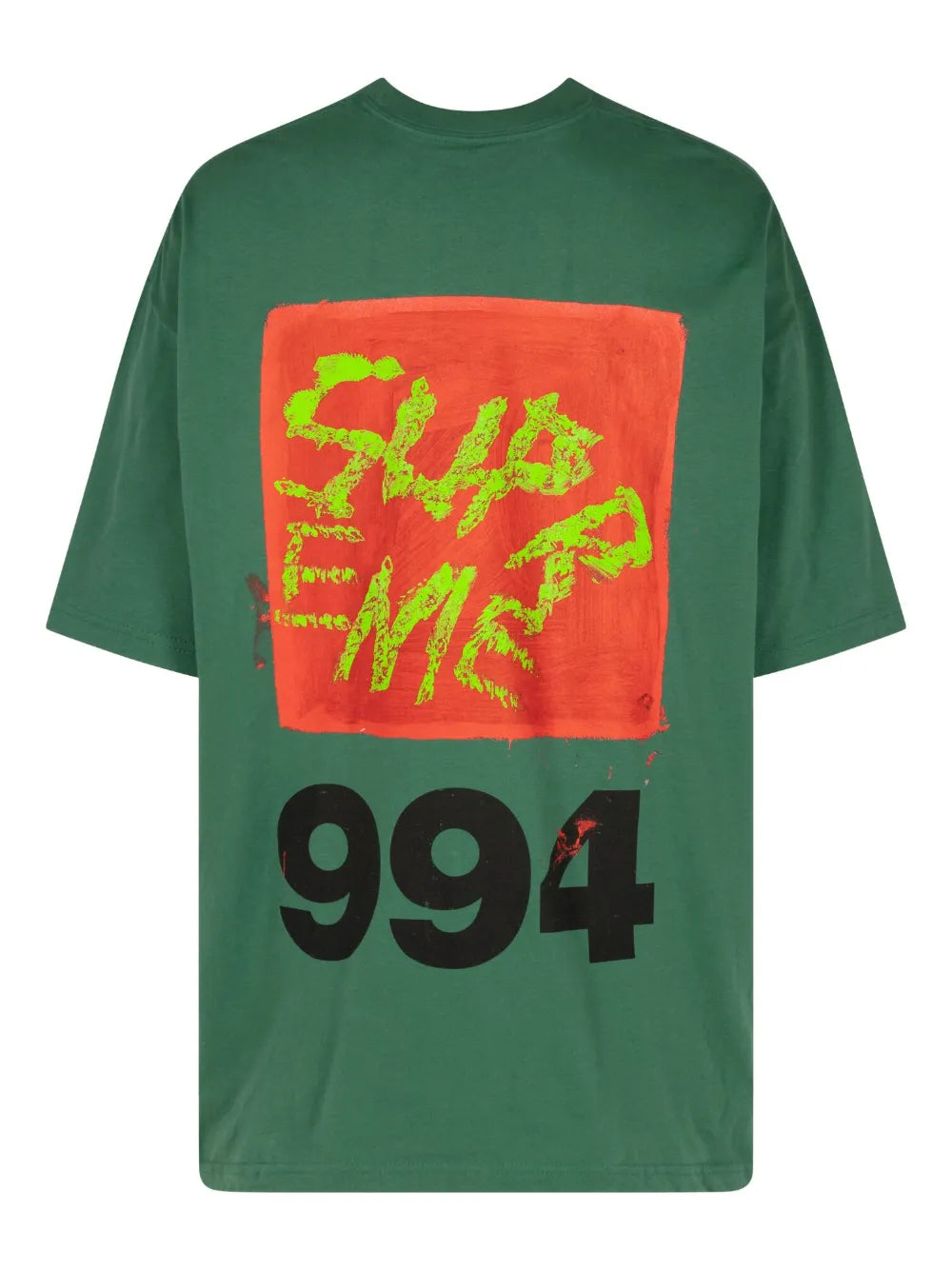 Supreme playera Paint - Verde - imagen 2